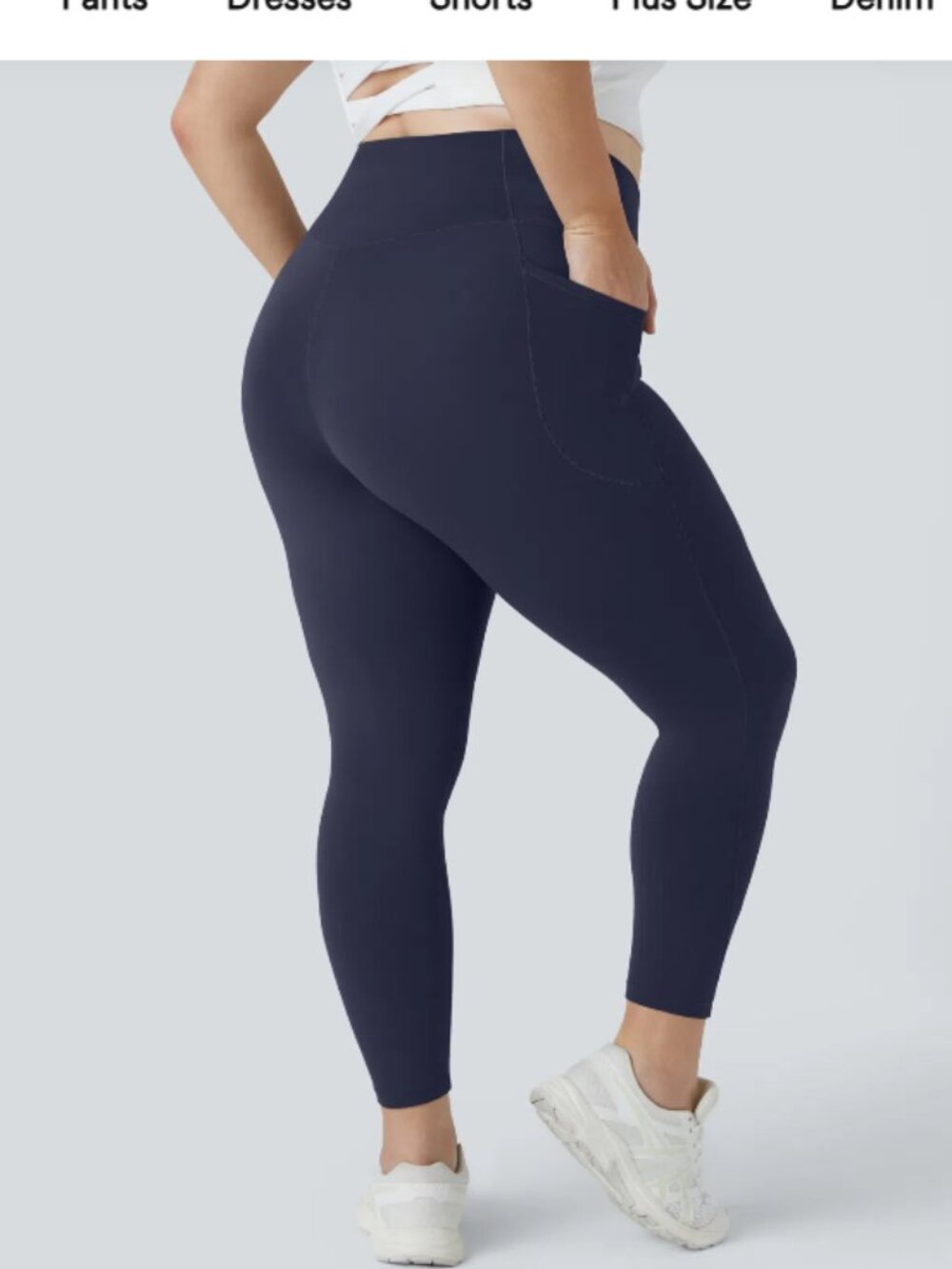 Halara Plus Leggings- Navy Blue - NWT - size 2x